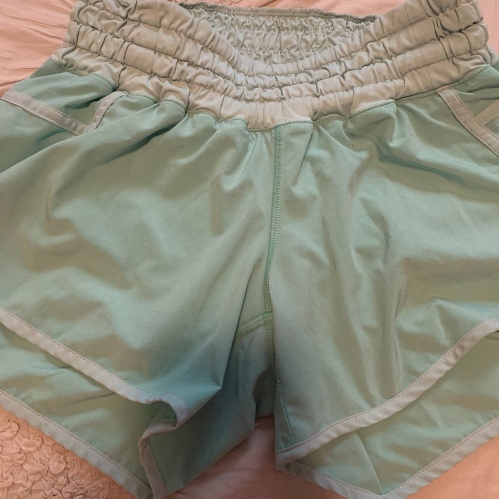 Teal Lululemon Shorts